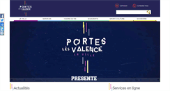 Desktop Screenshot of portes-les-valence.fr